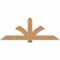 Ekena Millwork Redmond Smooth Timber Gable Bracket, Western Red Cedar, 72"W x 27"H x 1 1/2"D x 5 1/2"F, 9/12 Pitch GBW072X27X0206RED00SWR - alternate 1